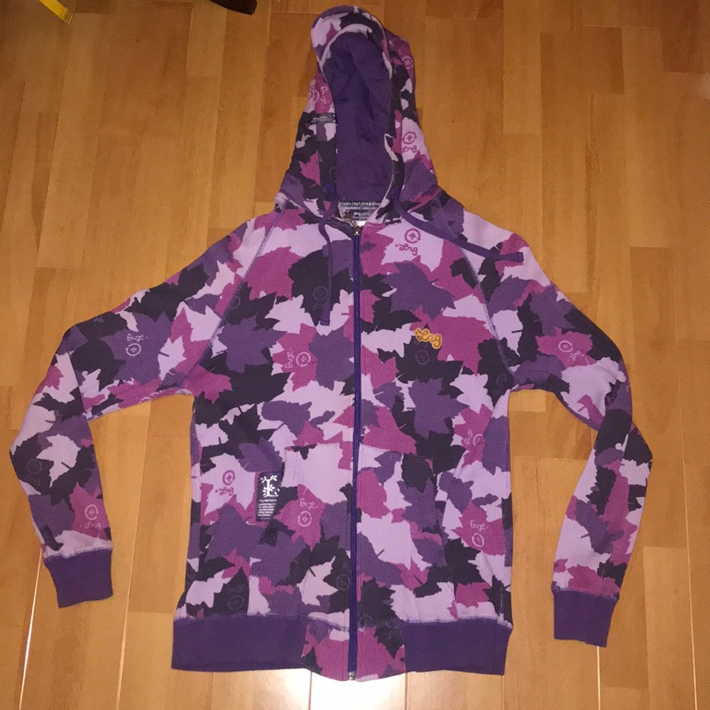 LRG purple camo hoodie